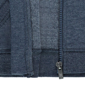 Chaqueta de felpa con capucha con cremallera 