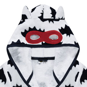 Albornoz con estampado ©Warner Batman all over y capucha con máscara integrada 