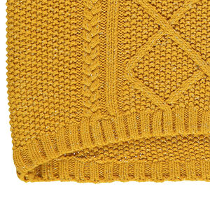 Júnior - Jersey de punto mostaza con juego de punto   Main Júnior - Jersey de punto mostaza con juego de punto
