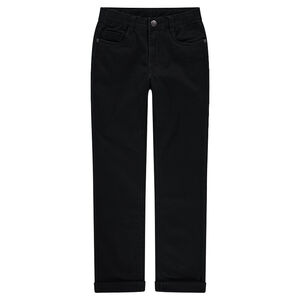 Júnior - Pantalón con efecto arrugado e inscripción de relieve 
