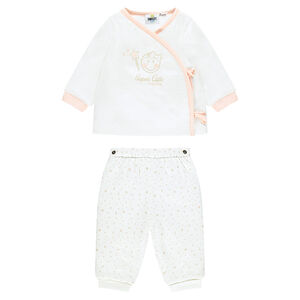 Conjunto para recién nacido de camisita y pantalón con ©Smiley baby 