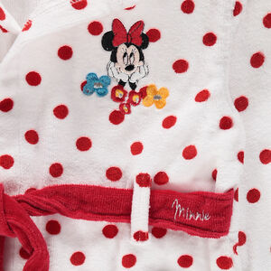 Albornoz con estampado Disney Minnie y lunares all over  Main Albornoz con estampado Disney Minnie y lunares all over