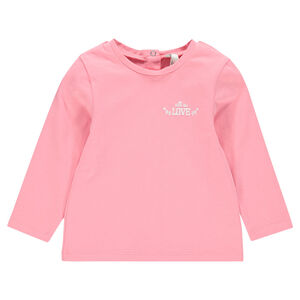 Tee-shirt manches longues avec puff print fantaisie 