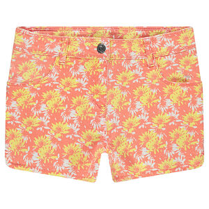 Júnior - Pantalón corto de sarga con estampado all over 