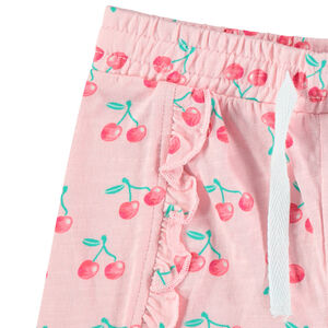 Pantalón corto de algodón con estampado de fantasía all over  Main Pantalón corto de algodón con estampado de fantasía all over
