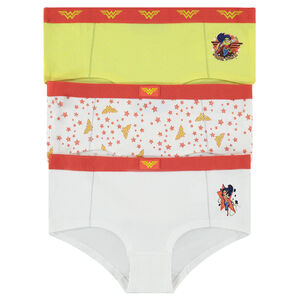Pack de 3 bóxers de algodón con estampado de Wonder Woman 