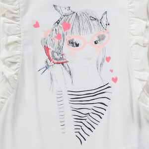 Camiseta de manga larga con volantes   Main Camiseta de manga larga con volantes
