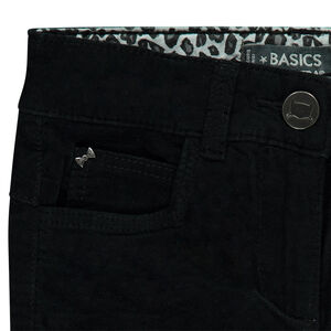 Pantalón de terciopelo corto liso 