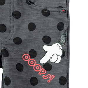 Jegging de felpa slub con lunares estampados y Minnie Disney  Main Jegging de felpa slub con lunares estampados y Minnie Disney