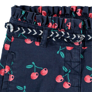 pantalon corto en twill estampado all-over con cintura  Main pantalon corto en twill estampado all-over con cintura