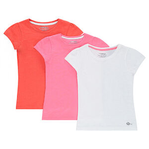Lote de 3 camisetas lisas de manga corta de jersey lisas  Main Lote de 3 camisetas lisas de manga corta de jersey lisas