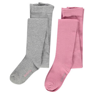 Pack de 2 medias gruesas mostaza/gris jaspeado  Main Pack de 2 medias gruesas mostaza/gris jaspeado