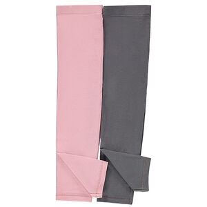 Juego de 2 leggings lisos de punto  