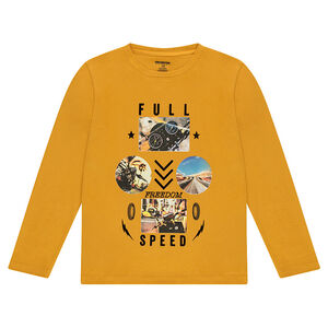 Júnior - Camiseta de manga corta de punto con estampado de fantasía 