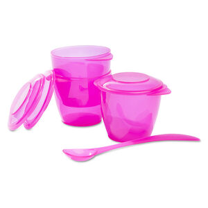 Conjunto de repas fluo - Rosa 