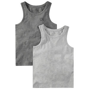 Juego de 2 camisetas interiores con logo estampado 