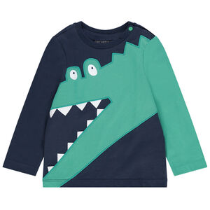 Camiseta de manga larga motivo crocodilo  