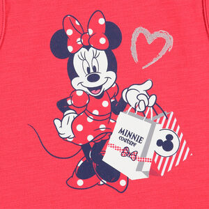 Pijama con camiseta sin mangas con estampado de Minnie ©Disney y pantalón corto con estampado all-over  Main Pijama con camiseta sin mangas con estampado de Minnie ©Disney y pantalón corto con estampado all-over