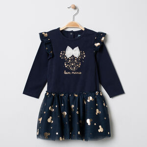 Robe manches longues effet 2-en-1 Minnie 