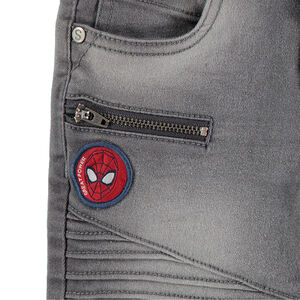 Vaqueros de efecto desgastado con forro micropolar y parches ©Marvel Spiderman  