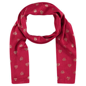 Tagelmust de punto con estampado de corazón plateado  Main Tagelmust de punto con estampado de corazón plateado