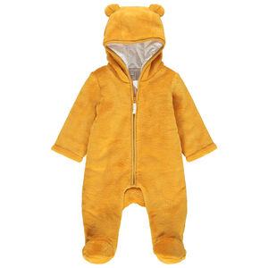 Combi-pilote en sherpa à oreilles en relief 