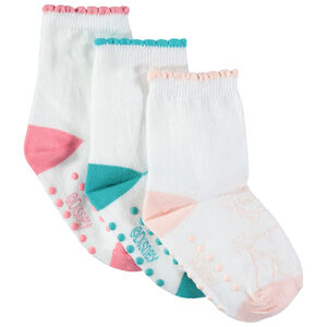 Juego de 3 pares de calcetines variados con princesas Disney 