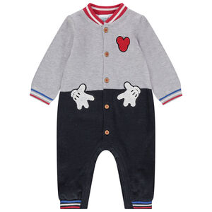 Mono largo efecto 2 en 1 con parches de Mickey Disney de rizo 