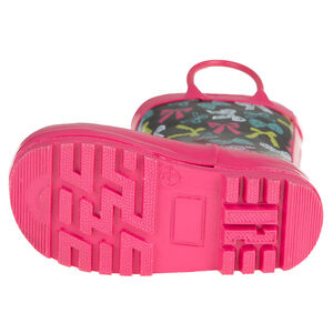 Botas de agua con motivos lazos multicolores 