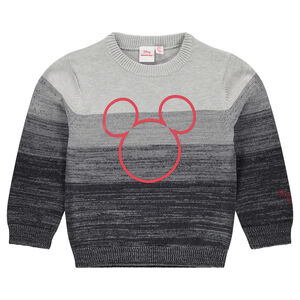Jersey de punto con efecto bandas estampadas ©Disney Mickey 