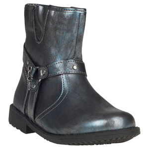 Botines con cremallera con corazones fantasía 