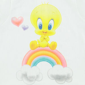 Tee-shirt manches courtes print Looney Tunes Titi 