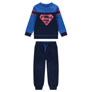 Chándal de felpa con logo de ©Warner Superman de lentejuelas mágicas 