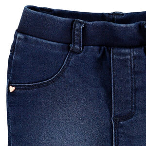 Jegging de efecto desgastado con remaches de fantasía 