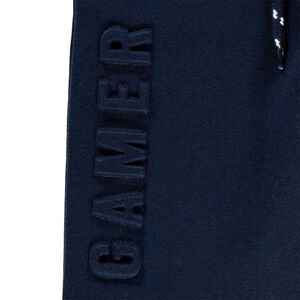 Pantalón de jogging de felpa con motivos en relieve  