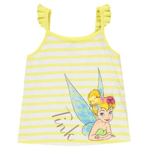 Camiseta con tirantes con volantes y estampado de Hada Campanilla 