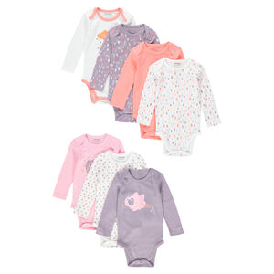 Lote de 7 bodies con fantasía con abertura adaptada a la edad 