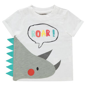 Camiseta de algodón ecológico con dibujo de fantasía estampado 