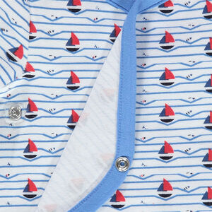 Pack de 3 bodies de manga corta de punto estampados 