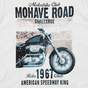 Júnior - Camiseta de manga corta con guitarra estampada 