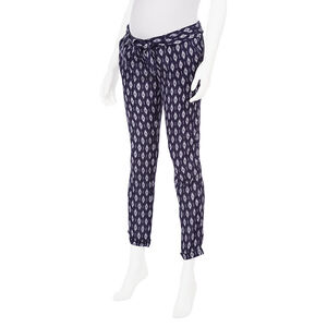 Pantalon de embarazada estampado all-over tipo pitillo 