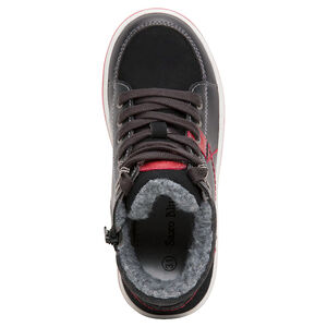 Zapatillas altas para niño con cordones y cremallera 