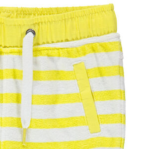 Pantalón corto de toalla con bolsillos 