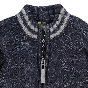 Chaleco de punto elástico con bolsillos 