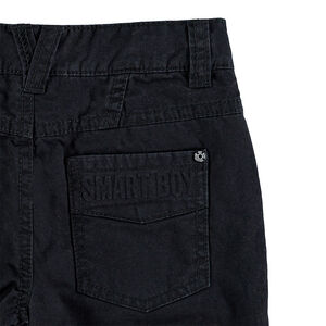 Pantalón de sarga lisa con forro de micropolar 