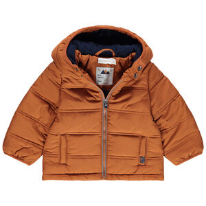 Doudoune à capuche doublée micopolaire 