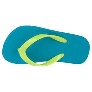 Tongs unies à bride vert anis du 28 au 35 