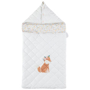 Saco de dormir con estampado zorro y forro estampado 