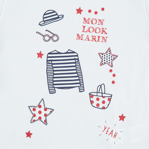 Camiseta de punto de manga larga con dibujo de fantasía estampado  Main Camiseta de punto de manga larga con dibujo de fantasía estampado
