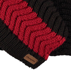 Conjunto gorro con forro de tela sherpa bufanda manoplas de punto elástico 
